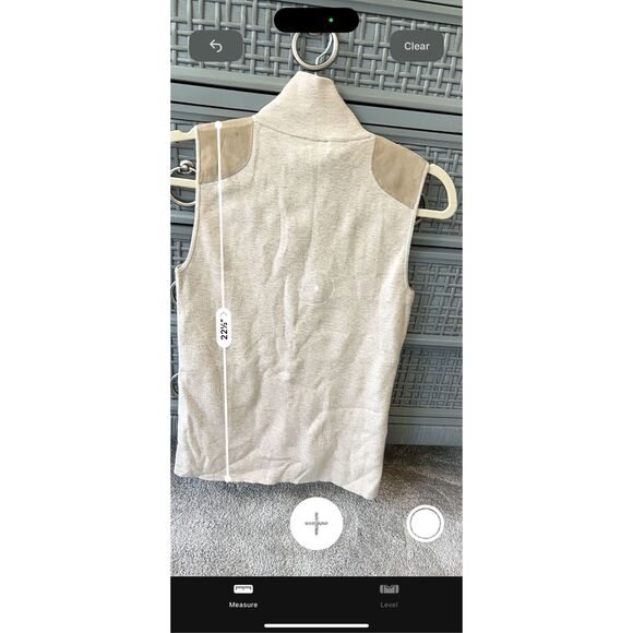 Polo Ralph Lauren suede shoulder Sleeveless suede shoulder Sweater, $225 Small B - Picture 8 of 9